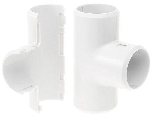 Тройник разборный ПВХ Промрукав Д=25 IP40 белый фото Тройник разборный ПВХ Промрукав Д=25 IP40 белый картинка